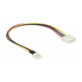 DeLOCK Cable de alimentación interno Floppy 4 pin a Molex 4 pin 30 cm