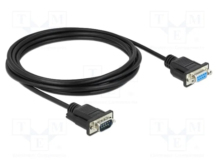 DeLOCK Cable serie RS-232 D-Sub9 macho a hembra Null Modem 3 m DeLOCK Cable serie RS-232 D-Sub9 macho a hembra Null Modem 3 m