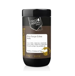 Real Natura Máscara Sem Sal Pro-Fuerza Crina 1kg