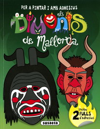 SUSAETA EDICIONES, Dimonis de Mallorca per a pintar i amb adhesius 1, Yomikoko - SUSAETA EDICIONES
