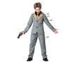 Disfraz Payaso Gris con Chaqueta y Corbata para Niño 7-9 Años