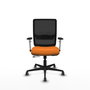 PIQUERAS Y CRESPO Silla de oficina Haches Naranja y Negro