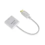 Approx Adaptador DisplayPort a HDMI, Resolución 1200p, Blanco