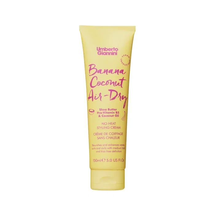 Umberto Giannini Banana Coconut Air-Dry Crema para peinar 150 ml Umberto Giannini Banana Coconut Air-Dry Crema para peinar 150 ml