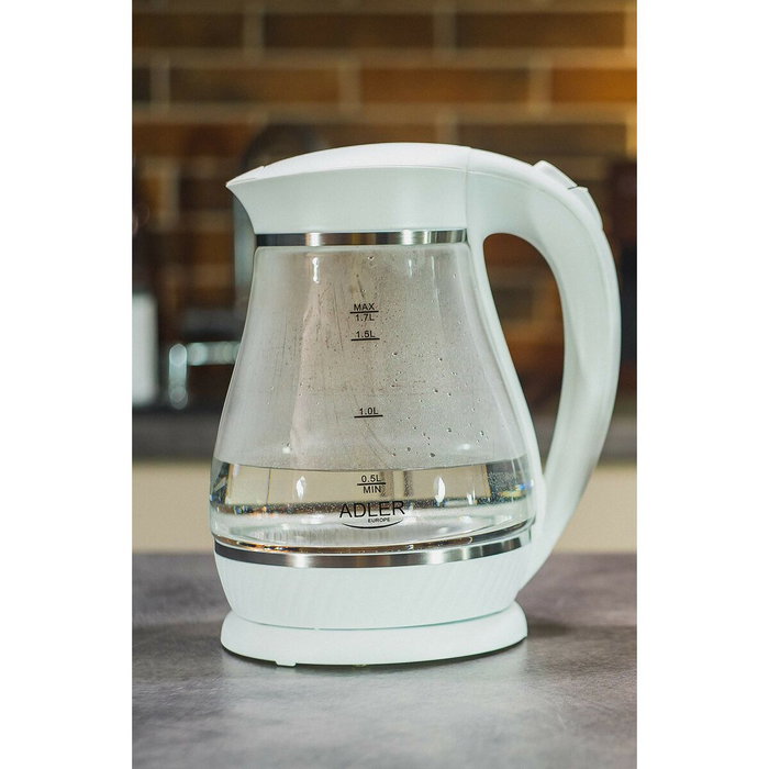 ADLER Hervidor de cristal 1.7l 2200w