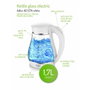 ADLER Hervidor de cristal 1.7l 2200w