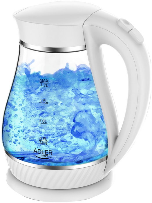 ADLER Hervidor de cristal 1.7l 2200w
