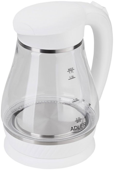 ADLER Hervidor de cristal 1.7l 2200w