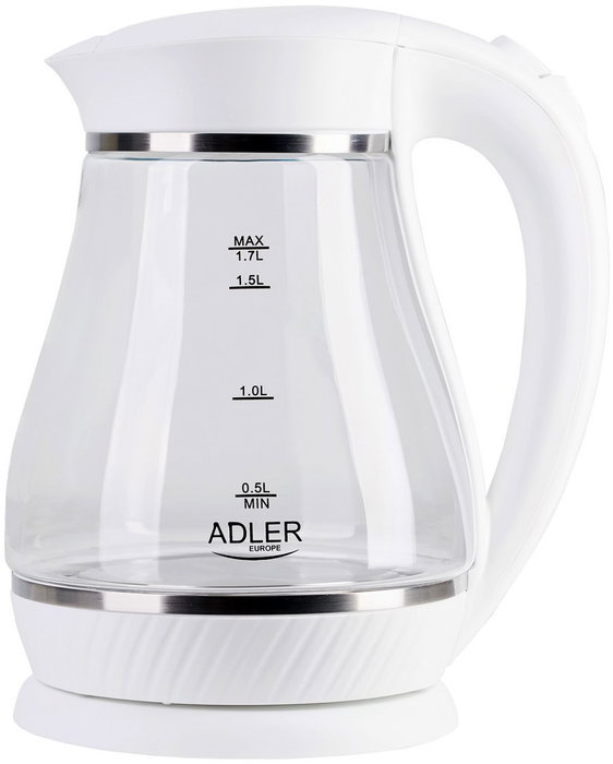 ADLER Hervidor de cristal 1.7l 2200w