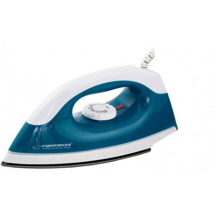 Esperanza Smoother EHI001 Plancha Turística 1200 W Blanco-Azul