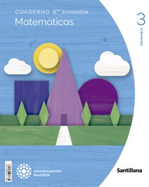 SANTILLANA, ANT/(22).CUAD.MATEMATICAS 3-3ºPRIMARIA (CONSTRUYENDO MUNDOS) - AA.VV