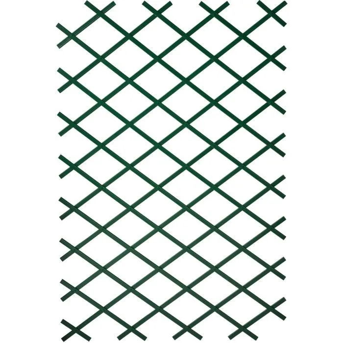 Nature Malla Plástico Elástica Verde 50x150cm - Enrejado Extensible para Decoración y Plantas Trepadoras con Fijación Incluida