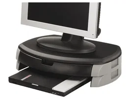 Q-connect Soporte para monitor con cajón