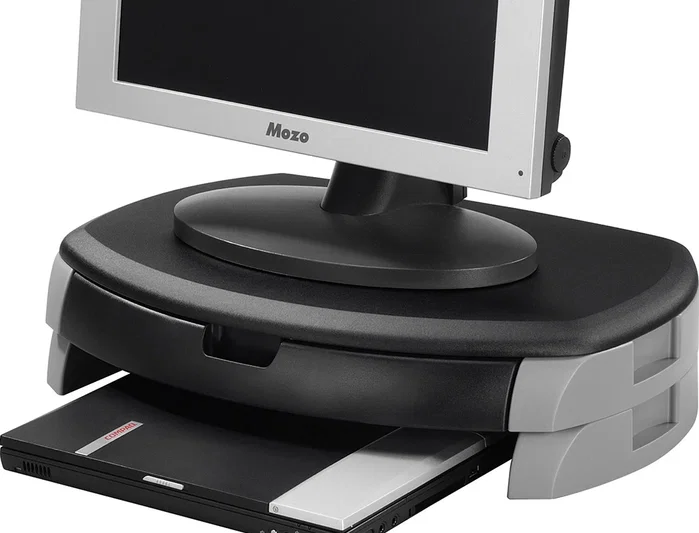 Q-connect Soporte para monitor con cajón