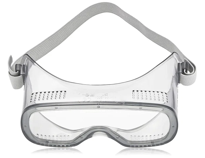 Deltaplus Gafas de protección panorámicas montura flexible PVC gris