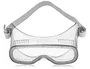 Deltaplus Gafas de protección panorámicas montura flexible PVC gris