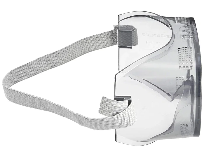 Deltaplus Gafas de protección panorámicas montura flexible PVC gris