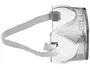 Deltaplus Gafas de protección panorámicas montura flexible PVC gris