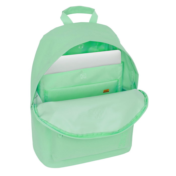 Safta Mochila Kappa Basics Menta para Portátil 14,1 pulgadas