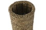 DKD Home Decor Jarrón de Fibra Natural 19x19x34 cm