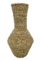 DKD Home Decor Jarrón de Fibra Natural 19x19x34 cm