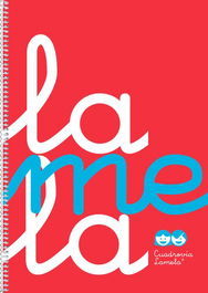 Lamela Bloc Tapa Polipropileno 4º 80H Cuadrovia 5 Mm Rojo (Set de 5)