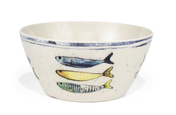 La Mediterranea Bol Mel Brillo Peixe 15x8cm