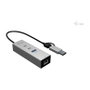 I-Tec USB-C/USB-A Metal Hub 3 2x USB-C Gen1 1x USB-A Gen1 1x 2,5 G LAN