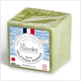 La Corvette Jabón en Pastilla Marsella Oliva Cubo Eco 300Gr