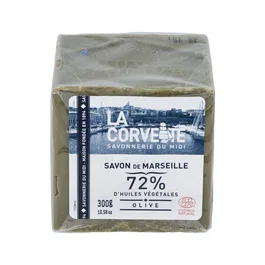 LA CORVETTE Jabón en pastilla Marsella oliva cubo ECO 300g