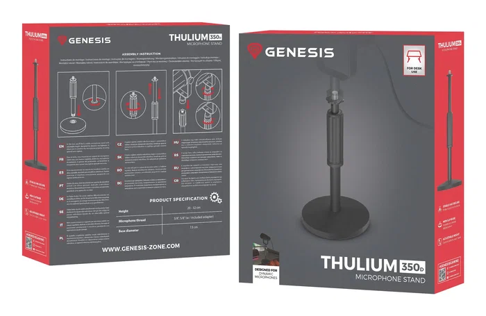 Soporte para microfono genesis thulium 350d Soporte para microfono genesis thulium 350d