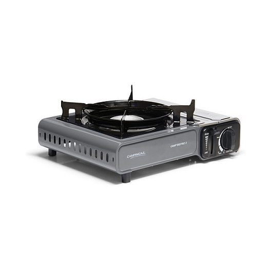 CAMPINGAZ Camp Bistro 3 Hornilla de cartucho de butano, 2200 W, 1 zona, color negro, 1.6 kg, fácil de transportar