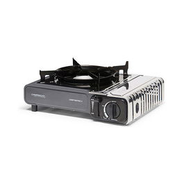 CAMPINGAZ Camp Bistro 3 Hornilla de cartucho de butano, 2200 W, 1 zona, color negro, 1.6 kg, fácil de transportar