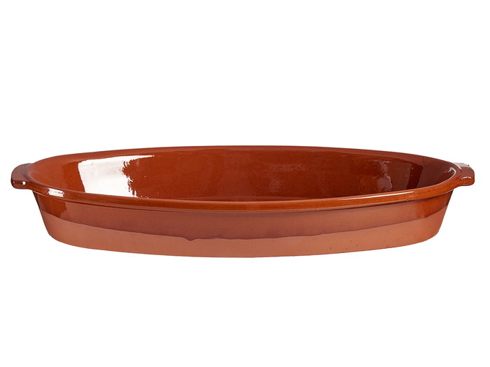 La Dehesa Fuente Oval 53x32 cm Barro Refractario Color Miel (Set de 3)