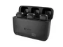 NATEC Hopper Negro Micrófono de Corbata/Lavalier Inalámbrico para Smartphone con USB-C, Set de 2 Micrófonos, -38 dB, 30 m Alcance, Incluye Funda