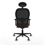 PIQUERAS Y CRESPO Silla de oficina Jorquera Naranja y Negro