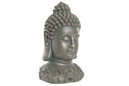 DKD Home Decor Figura de Buda Envejecida en Fibra de Vidrio