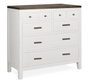 DKD Home Decor Cómoda Urban Blanco Marron 110x45x100 cm