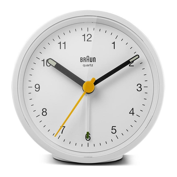 Braun BC12W Reloj despertador analógico Blanco