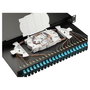 EQUIP Caja de empalme de fibra óptica 24 puertos SC-Duplex OM3 1U Negro
