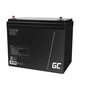 Green Cell AGM25 Batería Plomo-Ácido Sellada (VRLA), 12 V, 75 Ah, 21.3 kg, Negro, 5 Años