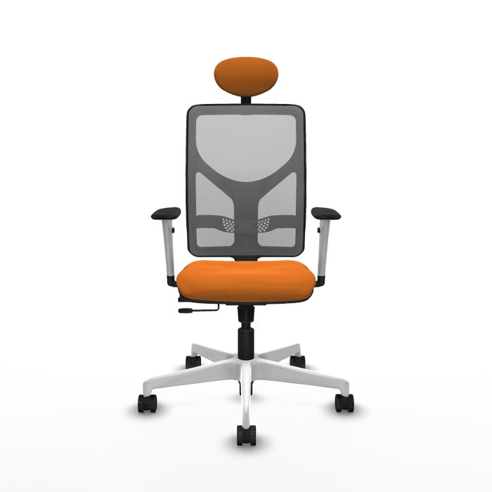 PIQUERAS Y CRESPO Silla de oficina Motilla Naranja con mecanismo Sincro/Traslack