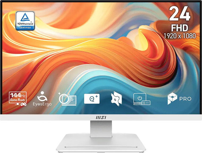 MSI Pro MP241W E14V Monitor 23.8 pulgadas Full HD 144Hz Blanco