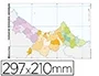 Teide Mapa Mudo Político Comunidad Valenciana Din A4