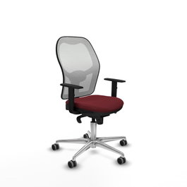 PIQUERAS Y CRESPO Silla de oficina Jorquera Granate y Blanco
