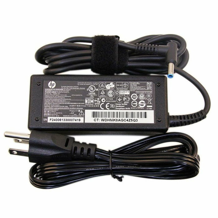 HP Adaptador de CA inteligente 65 W con conector de 4,5 mm y dongle de conversión