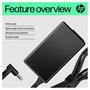 HP Adaptador de CA inteligente 65 W con conector de 4,5 mm y dongle de conversión