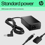 HP 65W Smart AC Adapter Compatible con Portátiles HP - Cargador de Corriente Alterna con Protector de Sobretensiones y Adaptador 4.5mm a 7.4mm