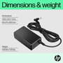 HP Adaptador de CA inteligente 65 W con conector de 4,5 mm