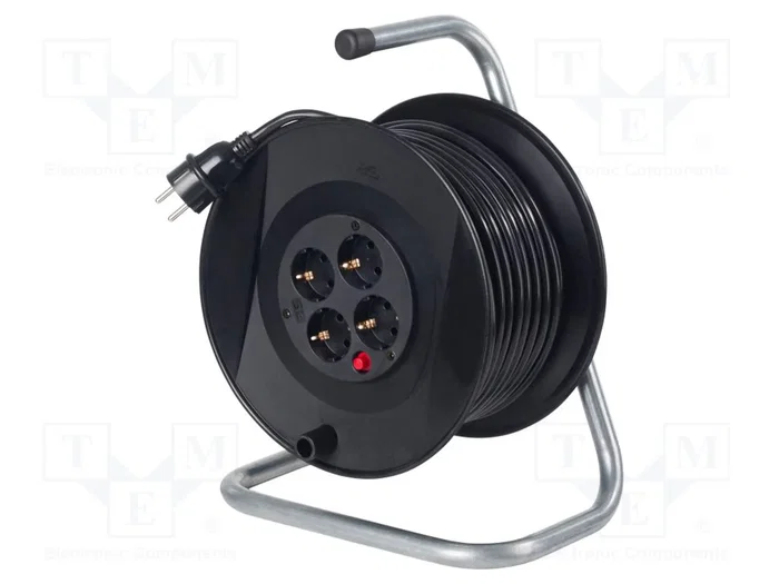 AS SCHWABE Prolongador de alimentación H05VV-F 3G1,5mm² 40m Negro AS SCHWABE Prolongador de alimentación H05VV-F 3G1,5mm² 40m Negro